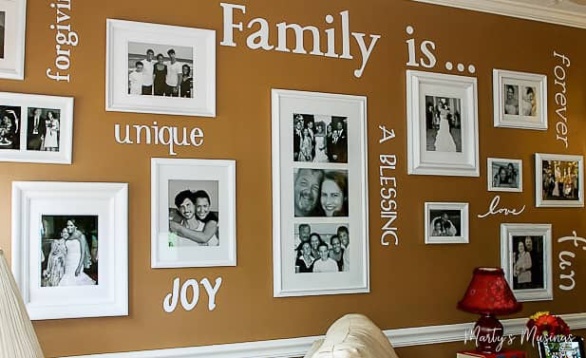 Backdate 1  Creative Family Photo Wall Ideas - Making Manzanita