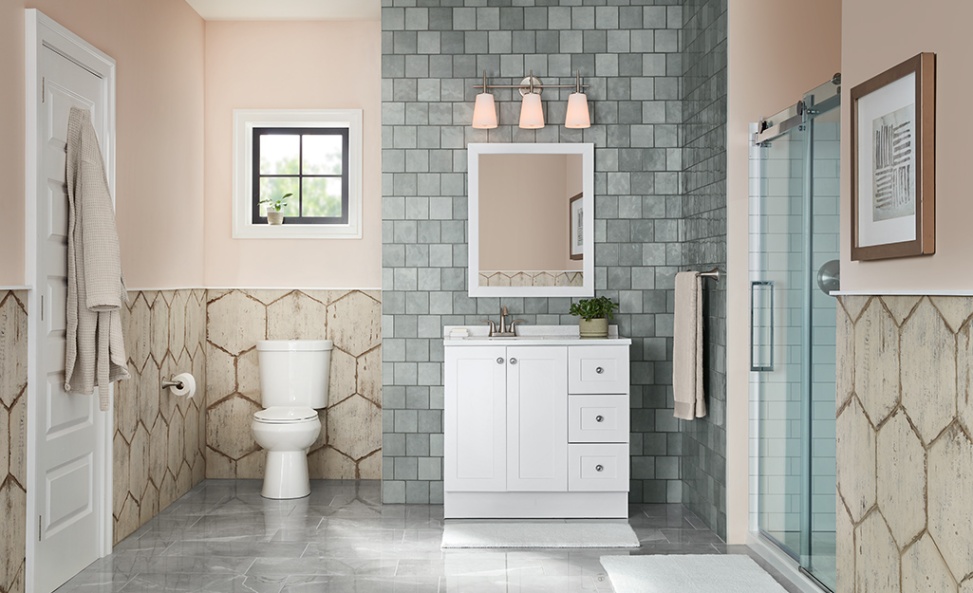 Backdate 4 Bathroom Tile Ideas - The Home Depot