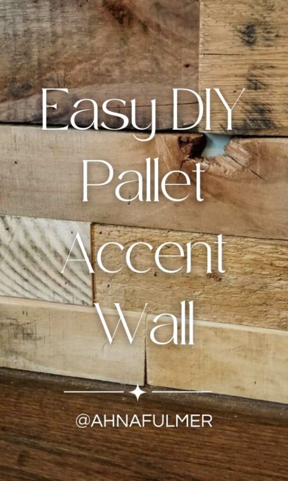 Niche Utama 1 DIY Pallet Wall In  Easy Steps - Ahna Fulmer