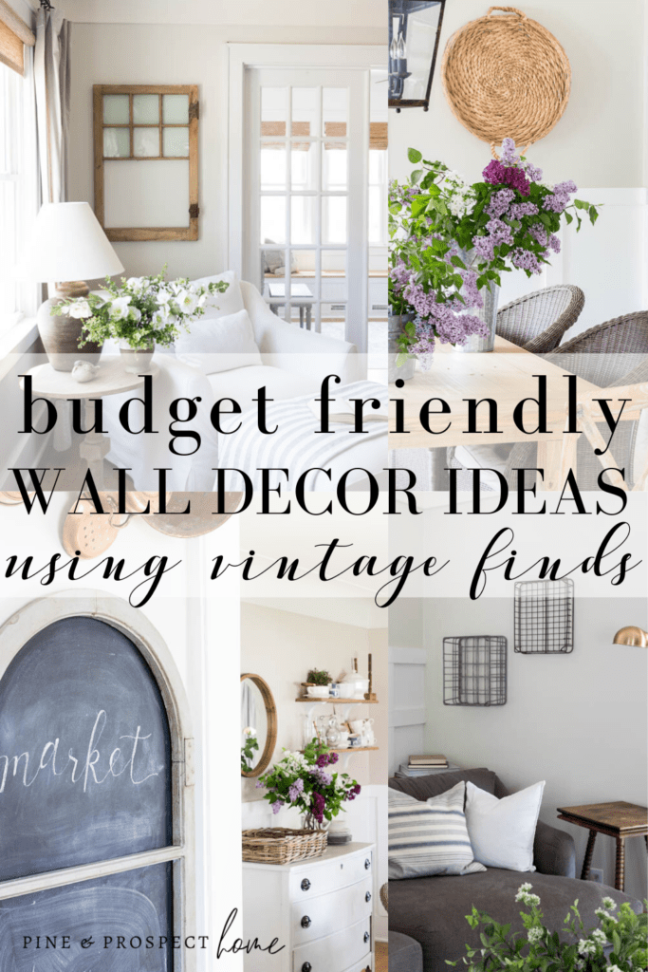 Niche Utama 2 Budget Friendly Wall Decor Ideas Using Vintage Finds - Pine And