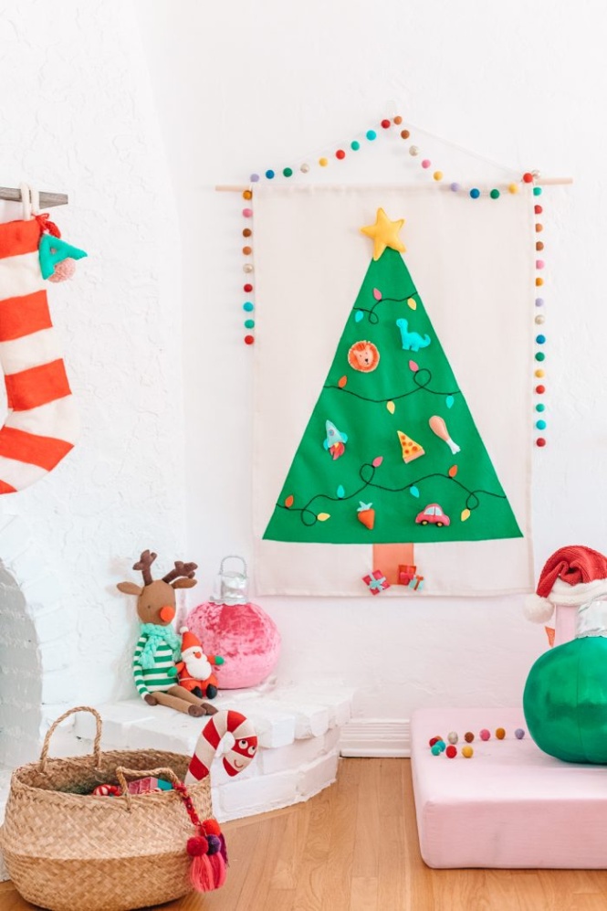 Niche Utama 2 DIY Felt Christmas Tree Wall Hanging - Studio DIY