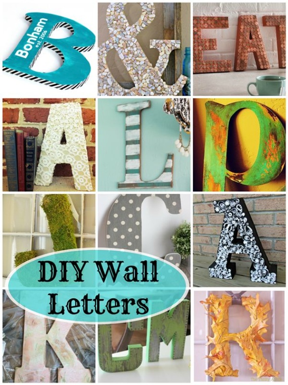 Niche Utama 2 DIY Wall Letters:  Awesome Projects! - Deja Vue Designs