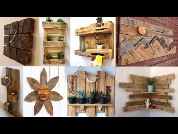 Niche Utama 2 + Pallet Wood Wall Decor / Wall Storage Projects For You To Try