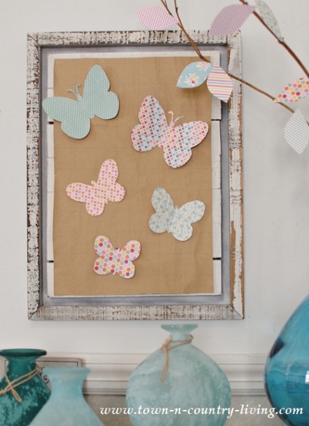 Niche Utama 2 Paper Butterfly Wall Art - Town & Country Living