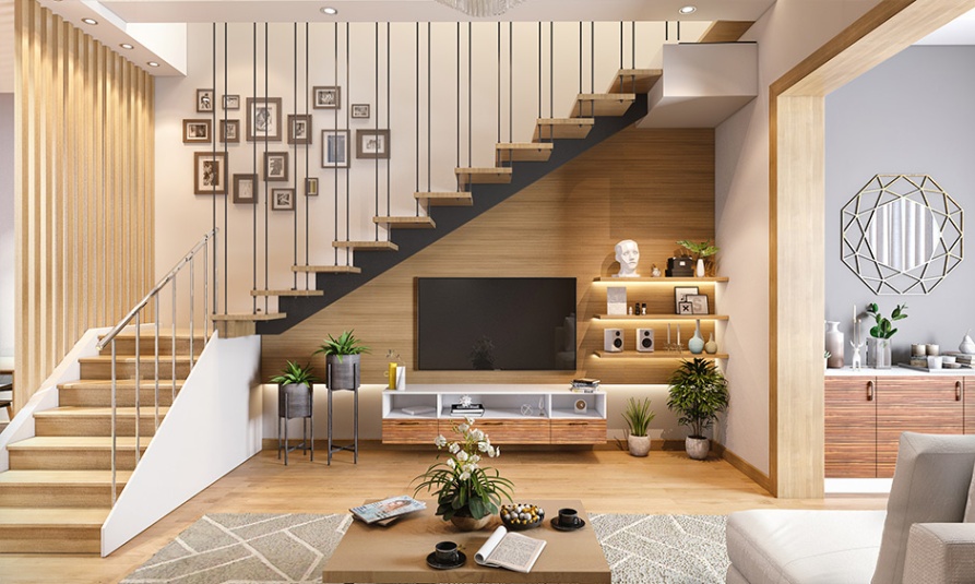 Niche Utama 2 Staircase Decorating Ideas For Your Home  DesignCafe